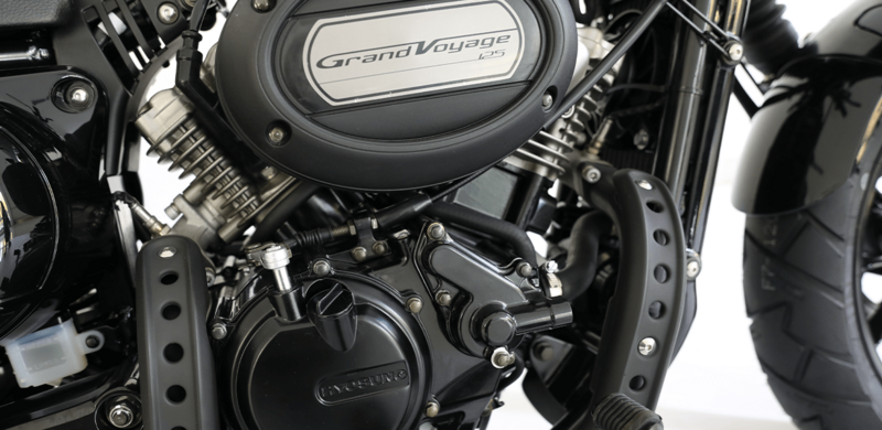 Motor hyosung aquila 125 top